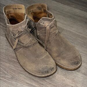 Women’s Born Brown Suede Ankle Boots Size 7